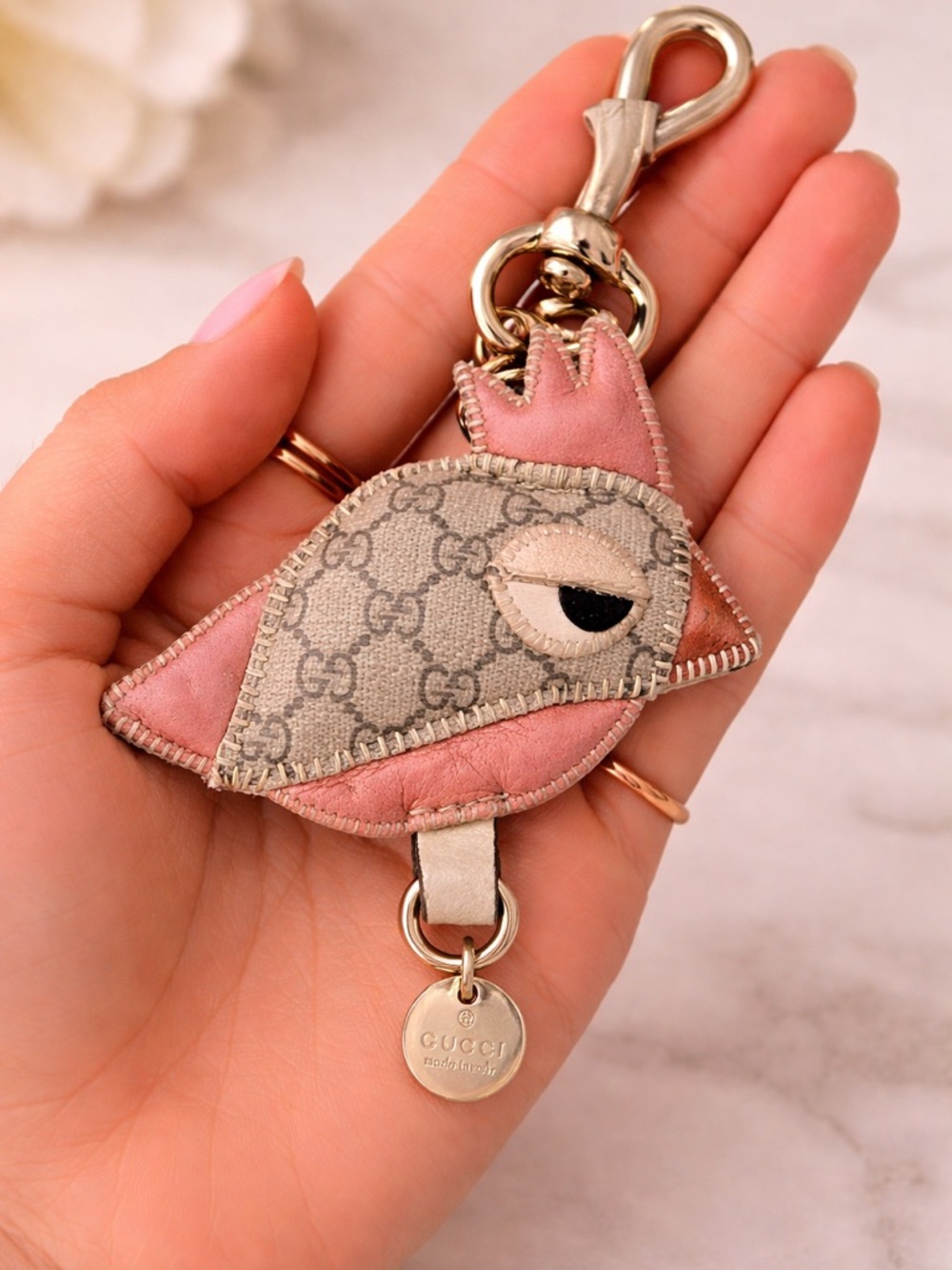 Gucci Parrot "Guccioli" Gucci Zoo Bag Charm or Keychain - Picture 2 of 8